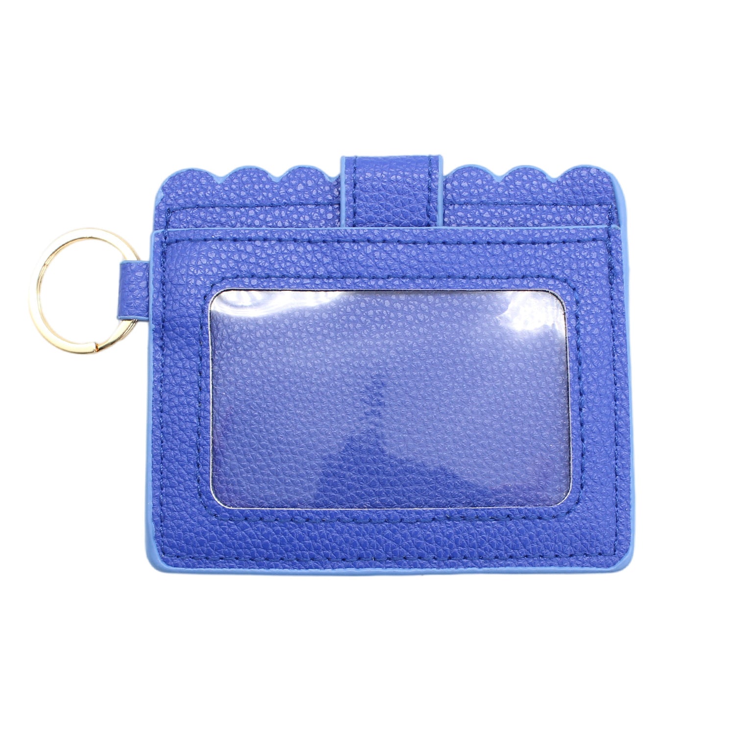 Llavero al por mayor del titular de la tarjeta del color sólido de la impresión del leopardo de la PU